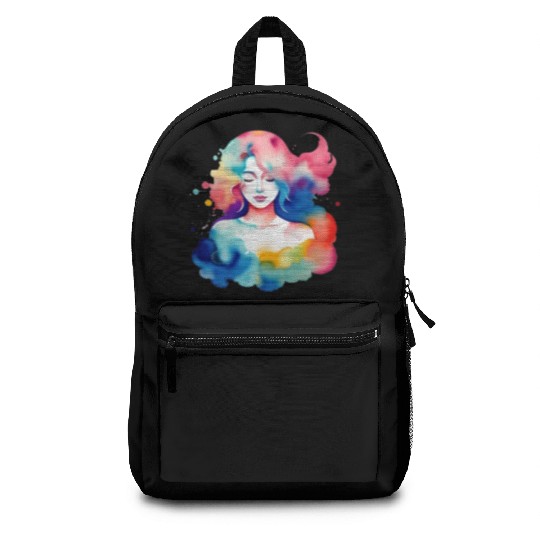 Color splash zodiac: Virgo Backpacks