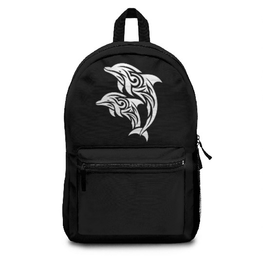Bottlenose Dolphin T Tattoo Jumping Dolphins Backpacks