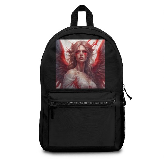 angel illustration wallart retro decoration Backpacks