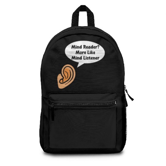 Psychologist Mind Reader? More Mind Listener Backpacks