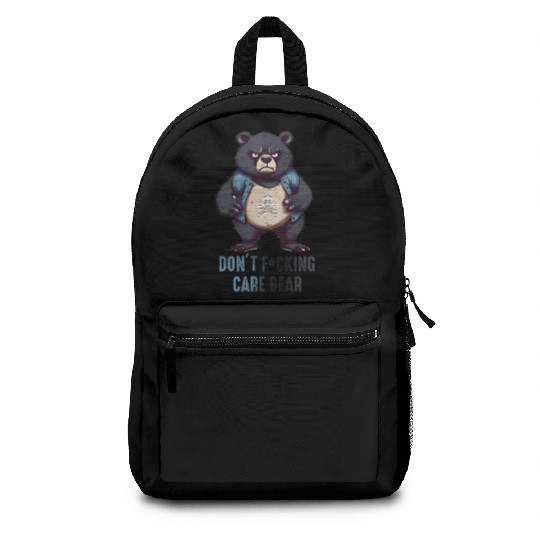 Don't F*cking Care Bear Backpacks