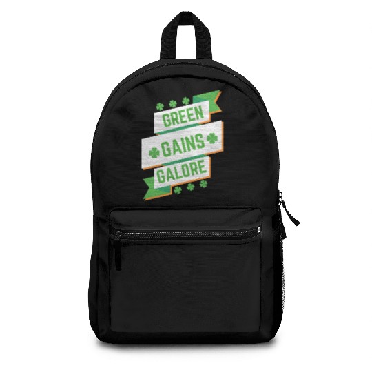 Green Gains Galore Fitness Backpacks