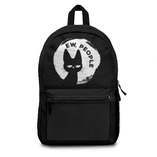Funny Cat - Ew People Backpacks