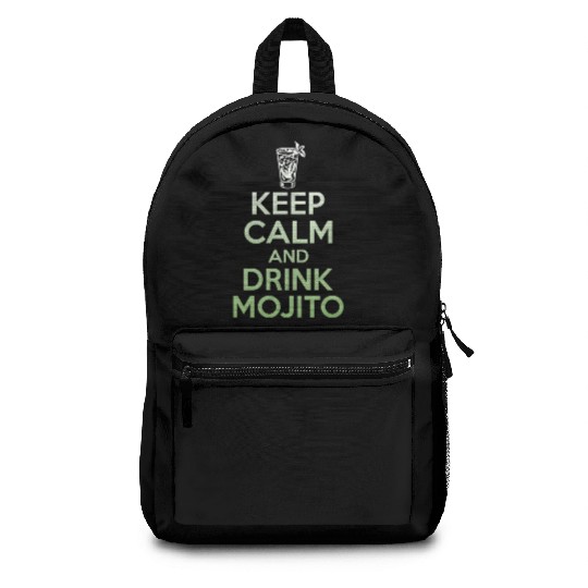 Keep Calm And Drink Mojito Backpacks - Funny Rum