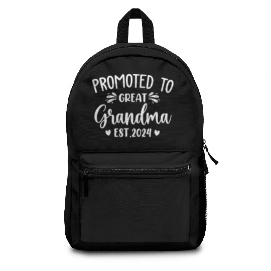 Promoted to Great Grandma 2024 Soon to Be Great Backpacks