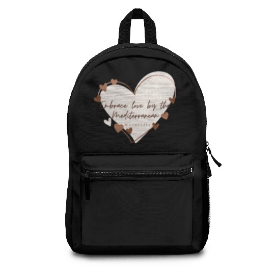 Embrace love by the Mediterranean Backpacks