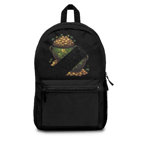 Golden coins, st patricks day Backpacks