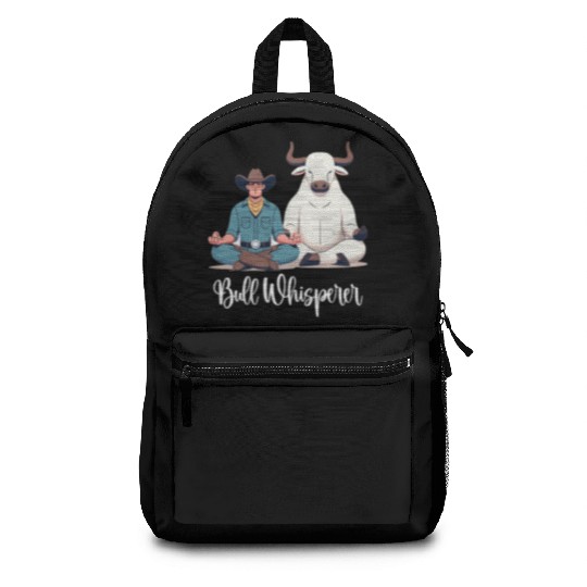 Rodeo Bull Riding Livestock Show Farmer Cattle Backpacks