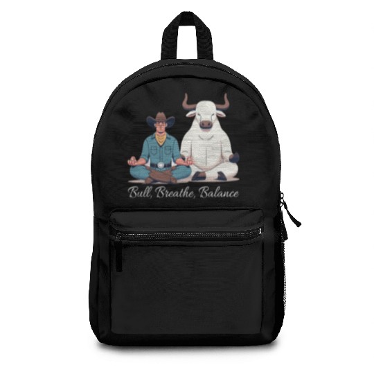 Rodeo Bull Riding Livestock Show Farmer Cattle Backpacks