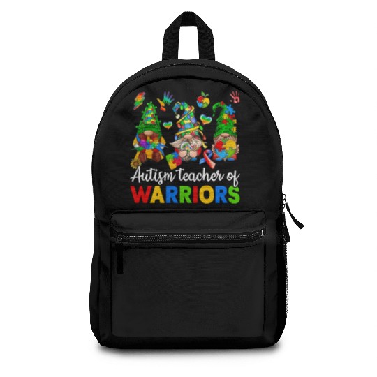 Autism Teacher Of Warriors Gnomes Backpacks