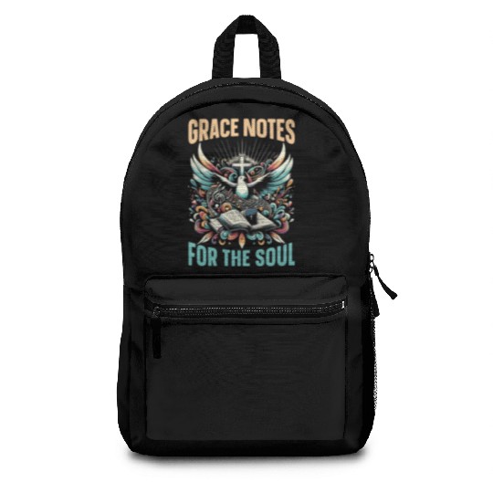 Gospel Music Religious Bible Scripture Christian Backpacks