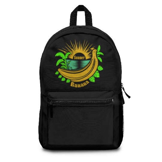 Banana Summer Vector Backpacks Design