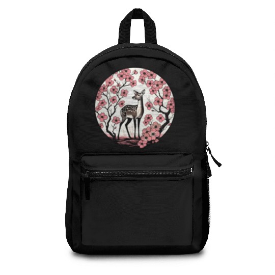 Spring Fawn Deer Dogwood Backpacks