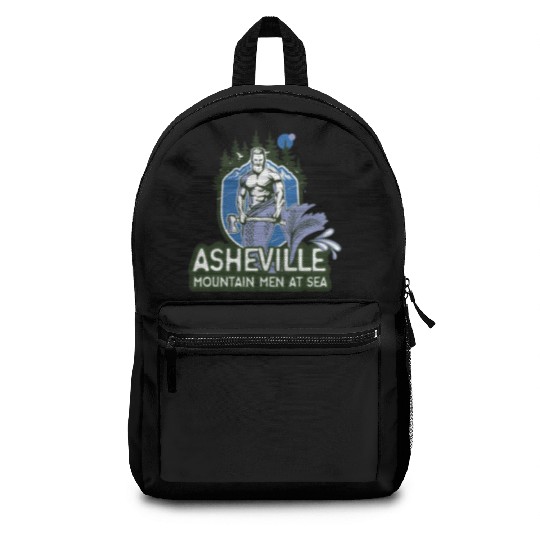 Asheville mountain men at sea Backpacks
