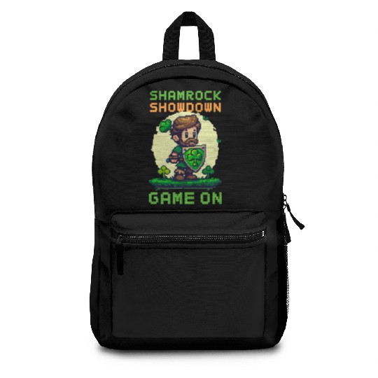 St. Patricks Day Gaming Shamrock Showdown: Game On Backpacks