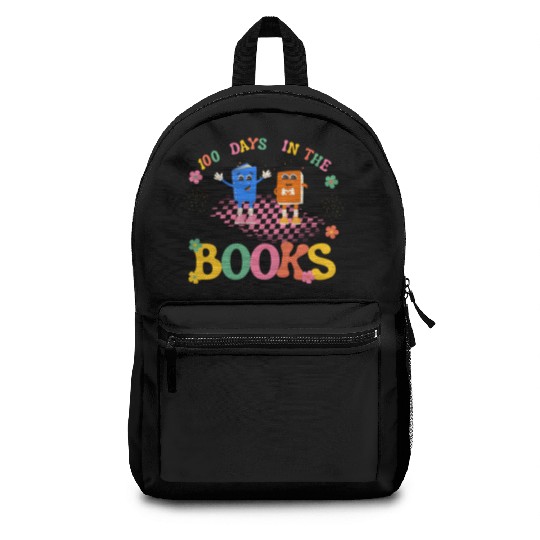 100 Days in the Books Reading Teacher Backpacks
