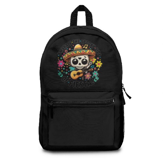 Skull with Cinco De Mayo Backpacks