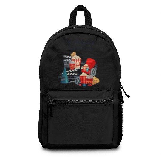 Popcorn Vintage Movie Night Backpacks