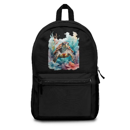 Colorful turtle Backpacks