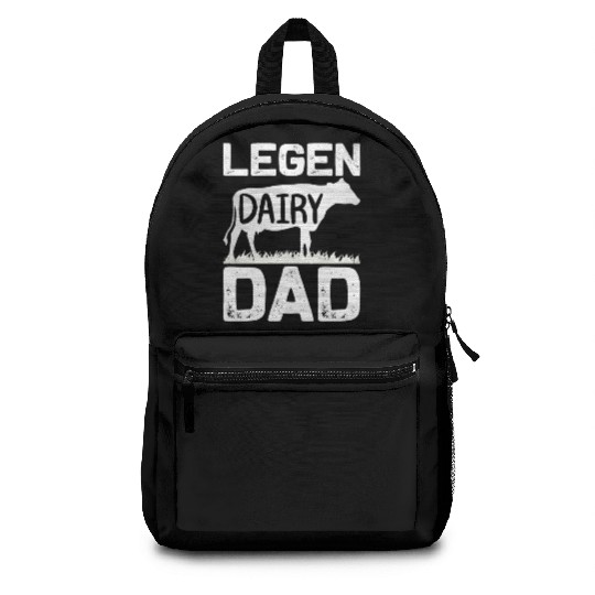 Legen Dairy Dad Cow Farmer Backpacks