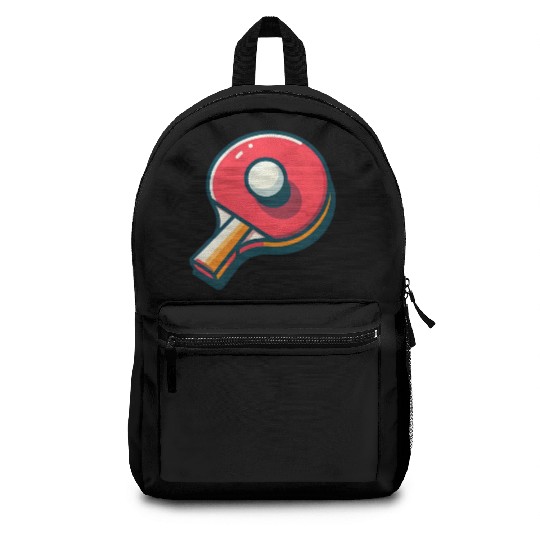 Ping Pong Paddle and Ball Backpacks