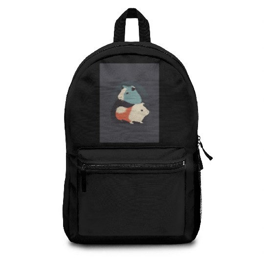 Guinea Pig 1 - Japanese Retro Art Backpacks