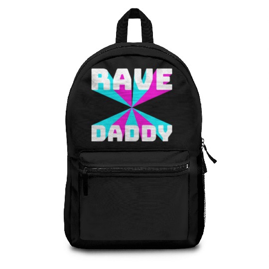 Rave Daddy EDM Techno Music Raver Party Festival Backpacks