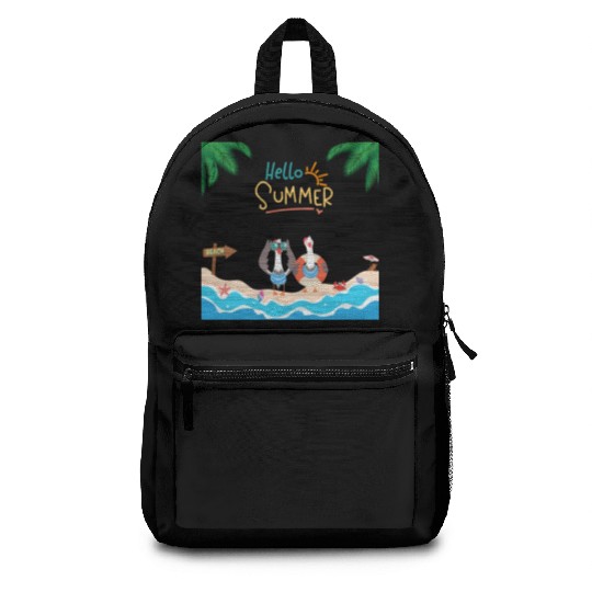 beach lobster Backpacks