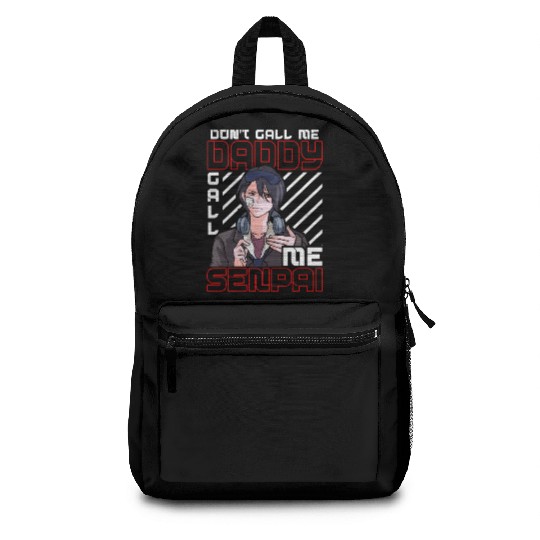 dont call me daddy call me senpai 3 Backpacks