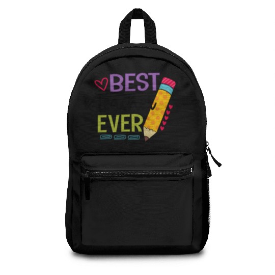 Best Teacher Ever Teaching Pensil Backpacks