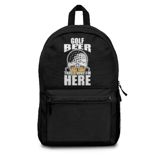 Funny Golf Beer Backpacks Funny Picture