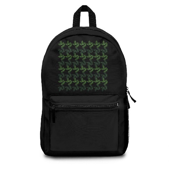 SUMMER GREEN LEAVES DESIGN PATTERN Backpacks
