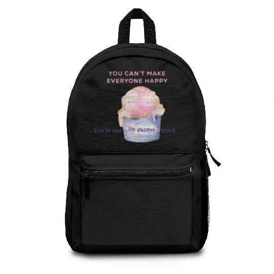 Funny quote|Be You |You’re Not ice cream Truck Backpacks
