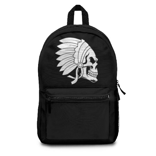 Indigenous Native American Skull Head Backpacks