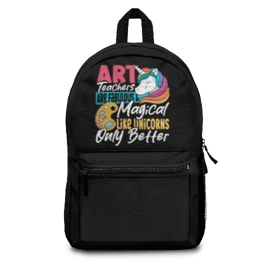 Art Teacher Sculpture Printmaking Back To School Backpacks
