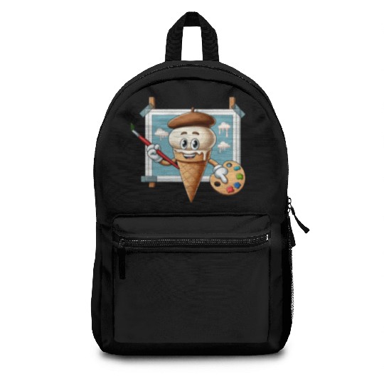 Creative Ice Cream Character Masterpiece Backpacks
