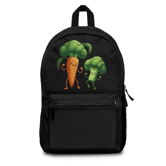 Carrot Dancing with Broccoli Backpacks
