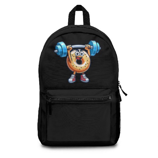 Fitness Gym Sport Bodybuilder Bodybuilding Bagel Backpacks