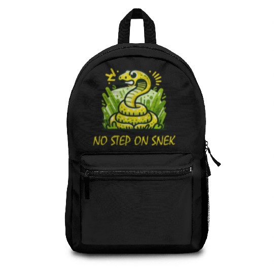 No step on snek Backpacks