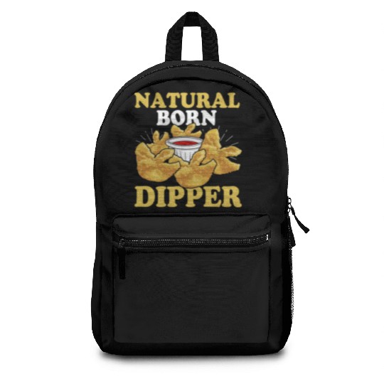 Natural Born DipperFunny Crab Rangoon Backpacks