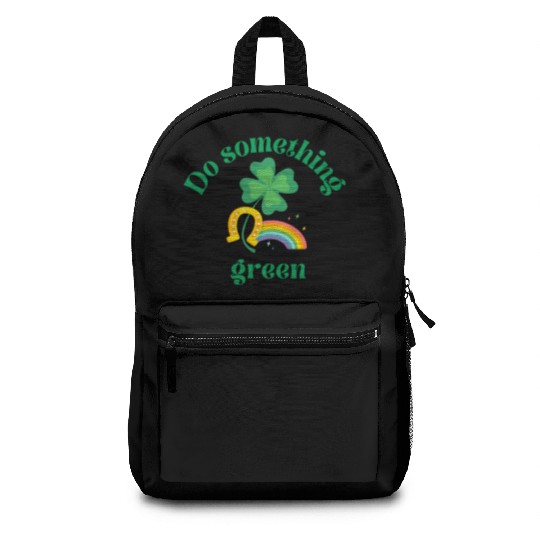 Do something green rainbow Backpacks