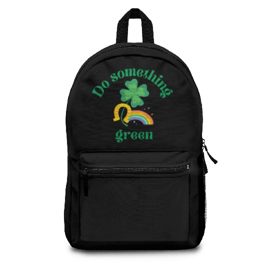 Do something green rainbow Backpacks