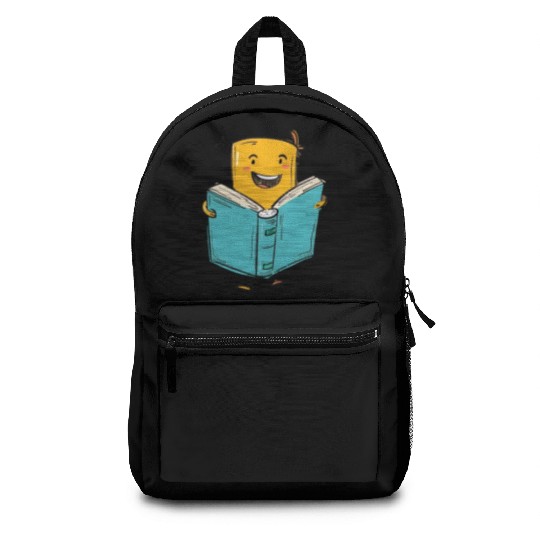 Happy Book Lover Reading Adventure Backpacks