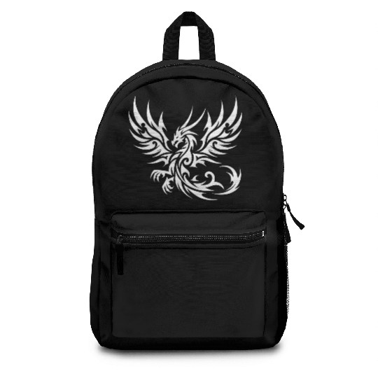 Elegant T Tattoo Dragon With Wings Backpacks