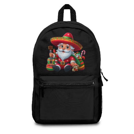 Cinco de Mayo Santa Claus Backpacks