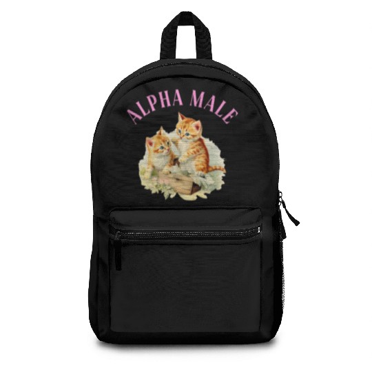 Cottagecore Weird Oddly Specific Alpha Male Backpacks