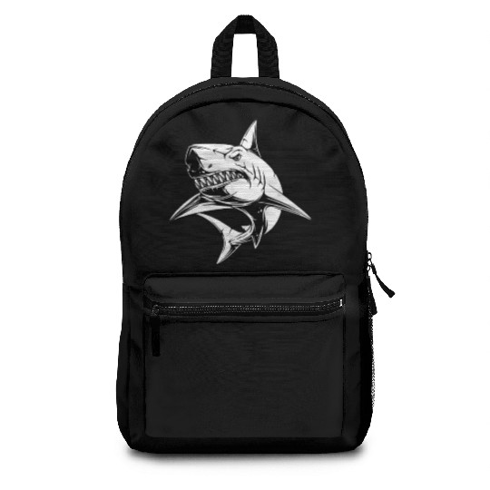 Great White Shark - Ocean Shark - Shark Lover Backpacks