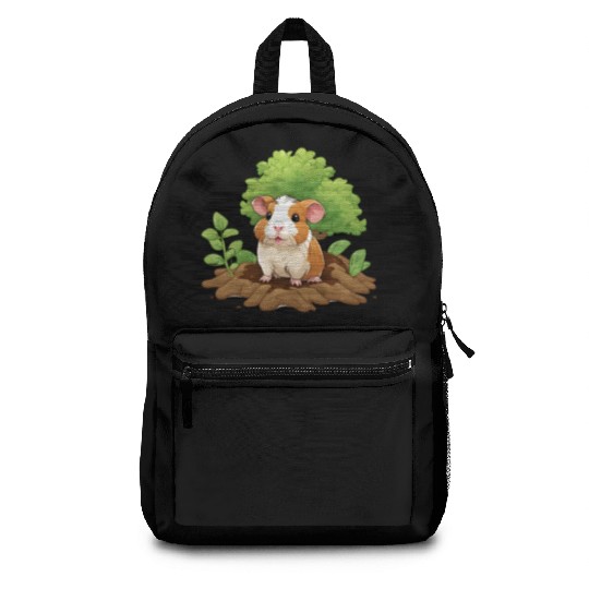 Earth Day Guinea Pig: Vibrant Eco-Friendly Design Backpacks
