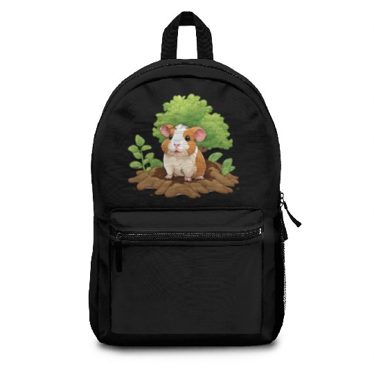 Earth Day Guinea Pig: Vibrant Eco-Friendly Design Backpacks