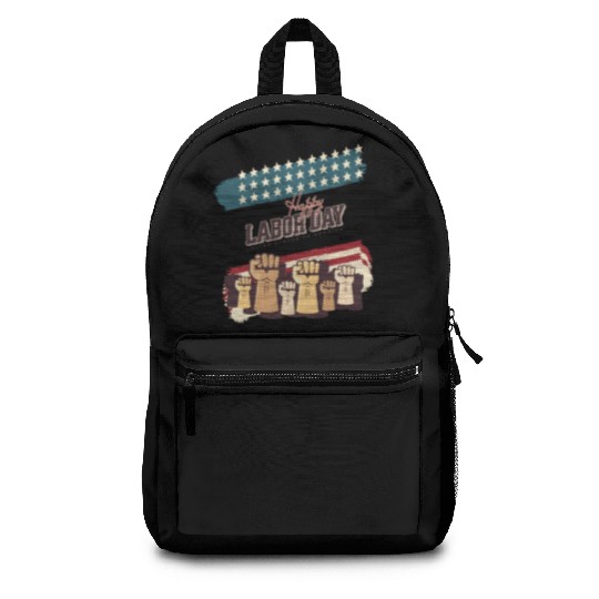 Labor Day Fists Raised Backpacks